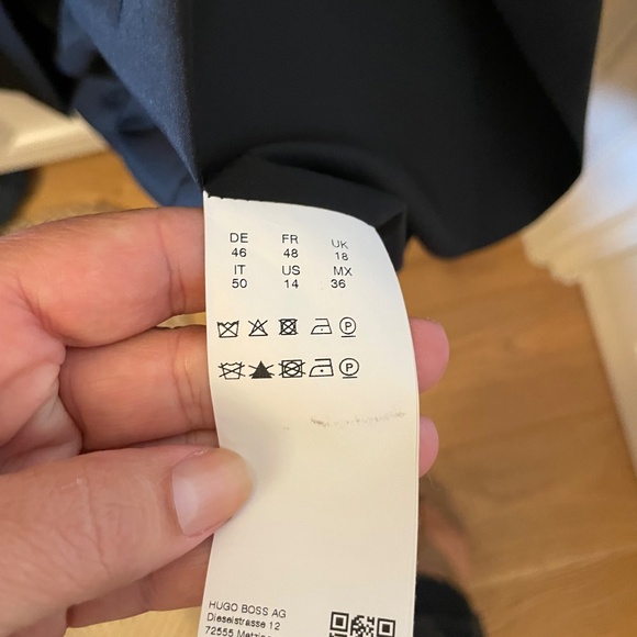 Boss by Hugo Boss Jabina Tropical Wool Blazer Size 14 - Picture 5 of 5